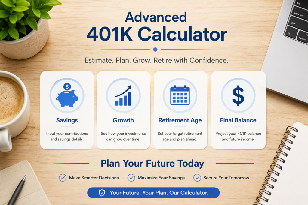 Features of 401k Calculator